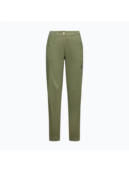 Spodnie wspinaczkowe La Sportiva Mantra cypress/night sky zielone