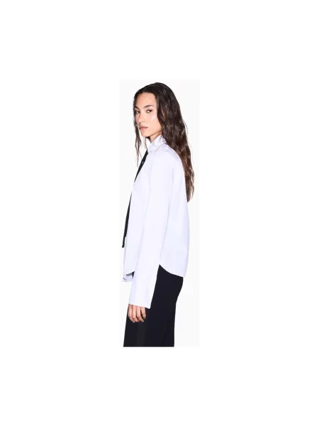 Bluză Armani Exchange alb