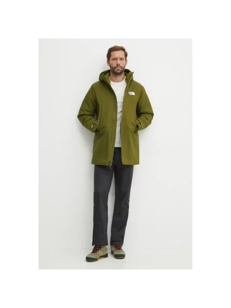The North Face kurtka puchowa MTN Range zimowa zielony