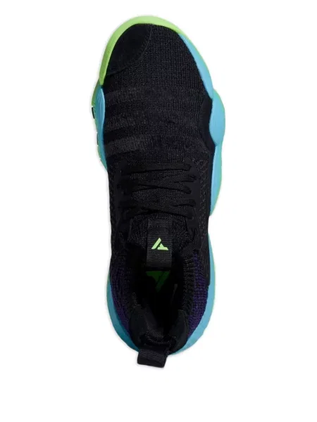 Běžecký květinový top Adidas šedý