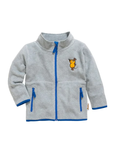 PLAYSHOES Jachetă fleece DIE MAUS albastru / galben gri