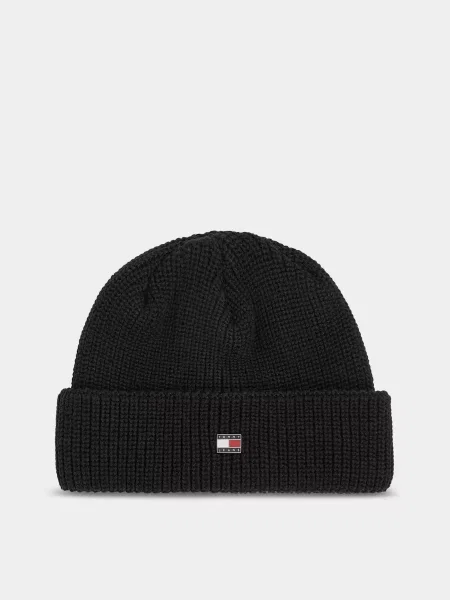Шапка Tommy Hilfiger черная