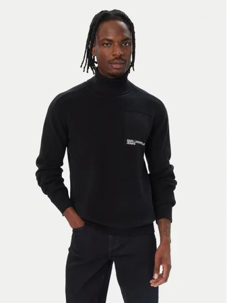 Karl Lagerfeld Jeans Golf črna