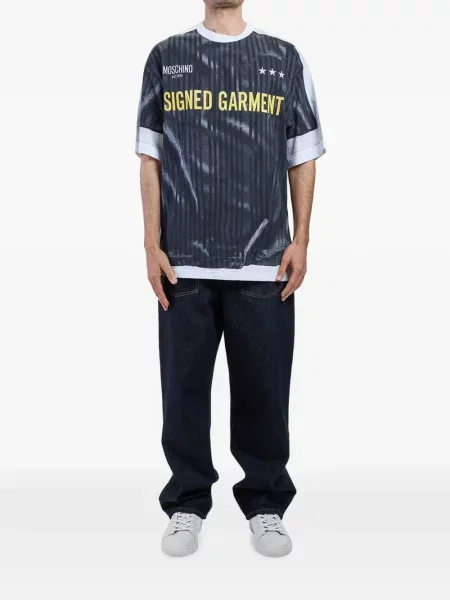 Fotbal tricou Moschino gri