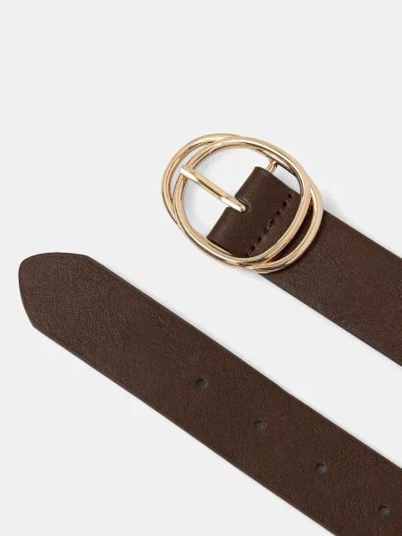 Ремінь Medicine з ремінцями коричневий