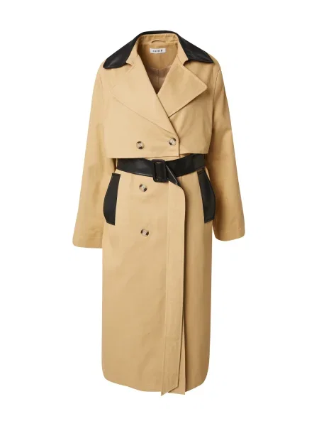 EDITED Prehoden plašč Aiko bež črna