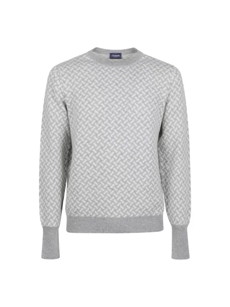 Sweter Drumohr szary