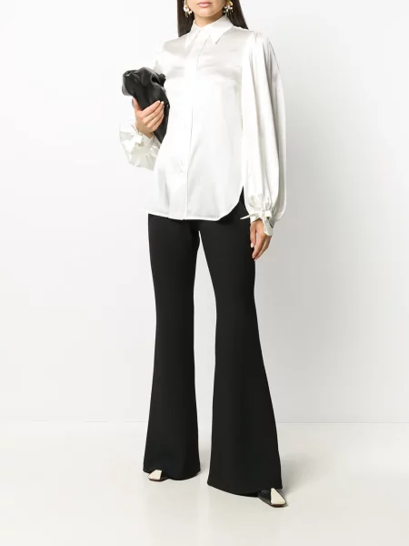 Pantaloni Ellery evazate negru