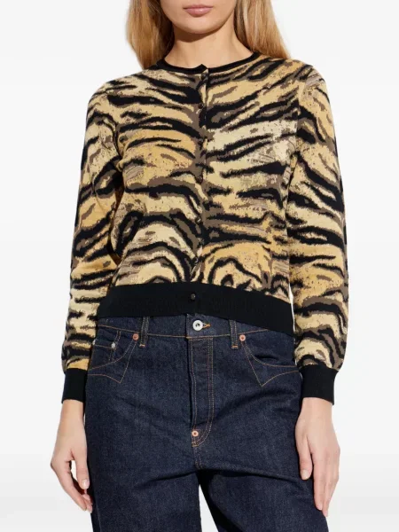 Cardigan Kenzo cu imagine cu dungi de tigru negru