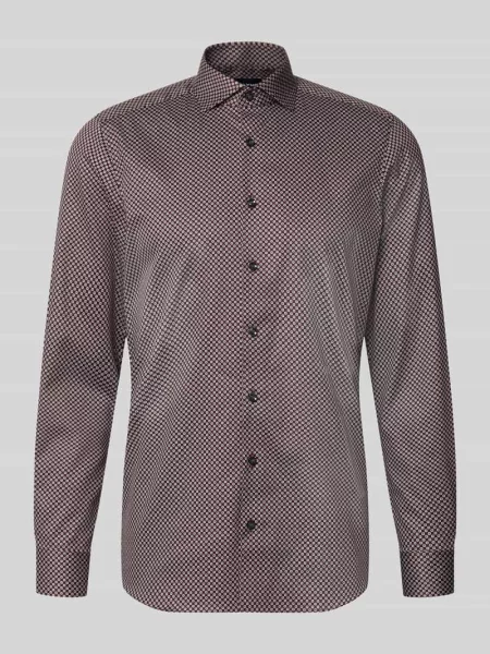 Body Koszula biznesowa o kroju slim fit z mieszanki bawełny Olymp Level 5 czerwona