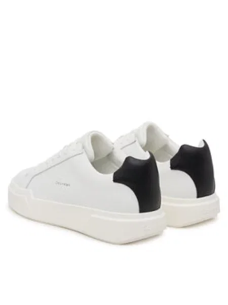 Laisvalaikio batai Calvin Klein Chunky Cupsole Laceup Lth balta