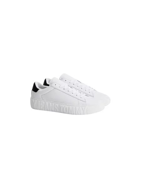 Tommy Jeans Sneakersy Leather Outsole biały