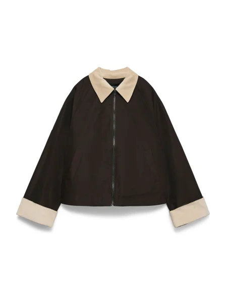 VERO MODA Geacă de primăvară-toamnă VMVICKY ciocolatiu / cappuccino maro