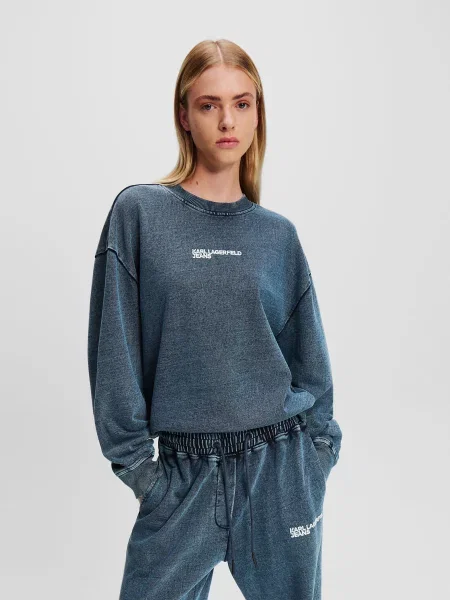 Свитшот Karl Lagerfeld Jeans синий