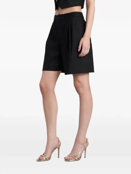 Pantaloni scurți Alice + Olivia negru