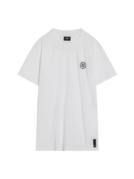 Koszulka polo Fendi biała