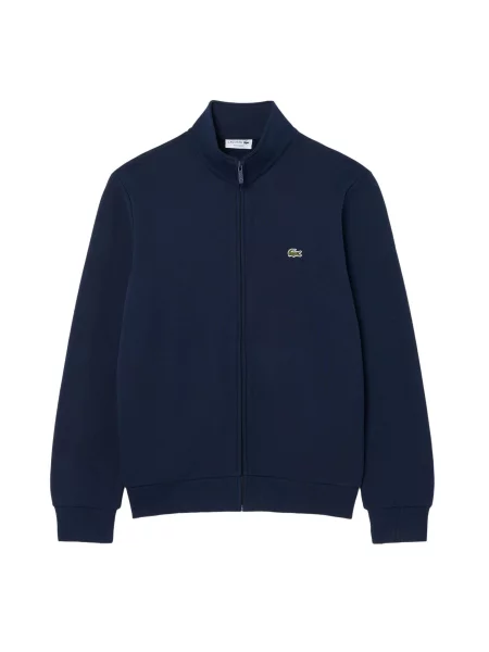 LACOSTE Mikina tmavě modrá / zelená bílá