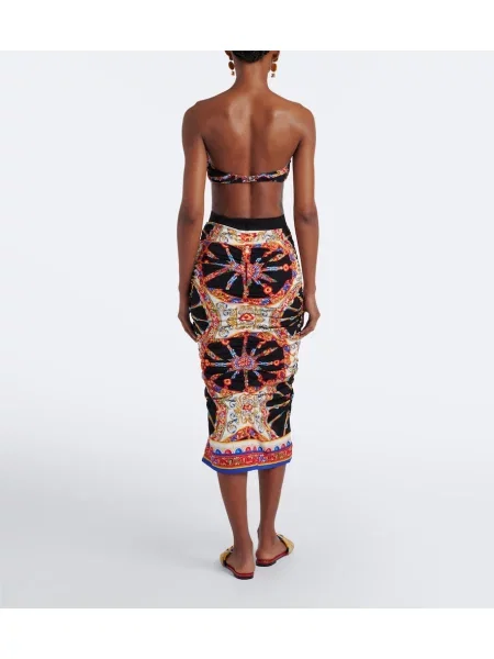 Fustă midi Dolce&gabbana de mătase