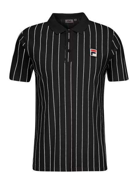 FILA Póló LUCKENWALDE piros / fekete fehér