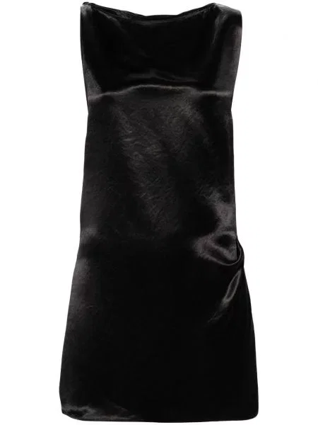 Rochie Jean Paul Gaultier din satin negru