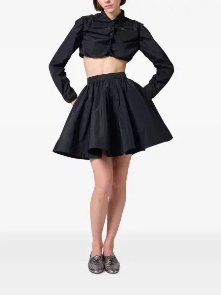 Fusta mini Msgm în linie A negru