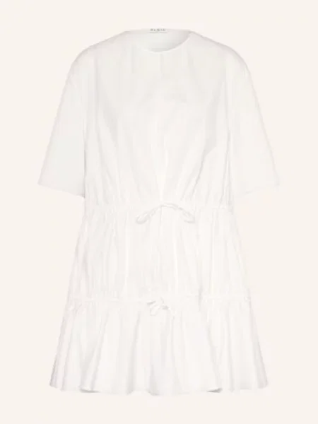 Alaïa Sukienka Z Rękawem weiss biała