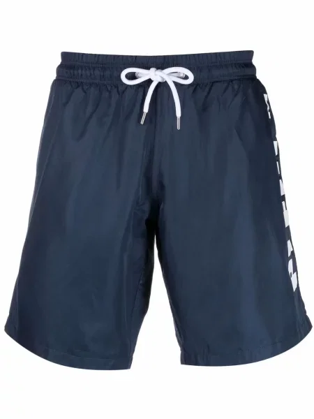 Slip de baie Philipp Plein cu imagine albastru