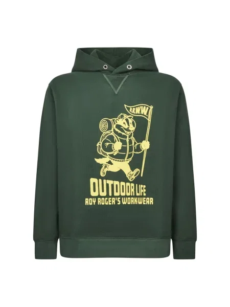 Bluza z kapturem Roy Rogers z kapturem zielona