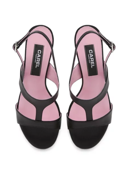 Sandale Carel Paris din piele negru