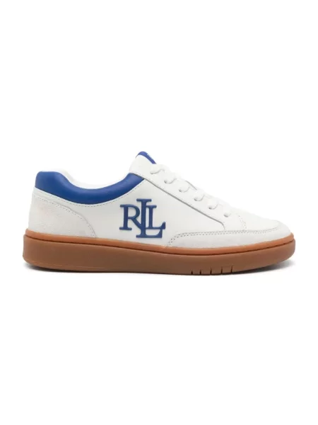Sneakersy Ralph Lauren skórzane białe