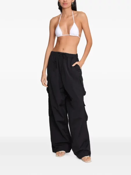 Pantaloni cargo Amir Slama cu cordon negru