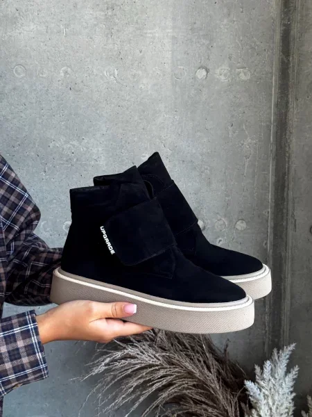 Замшеві Черевики INNOE чорний