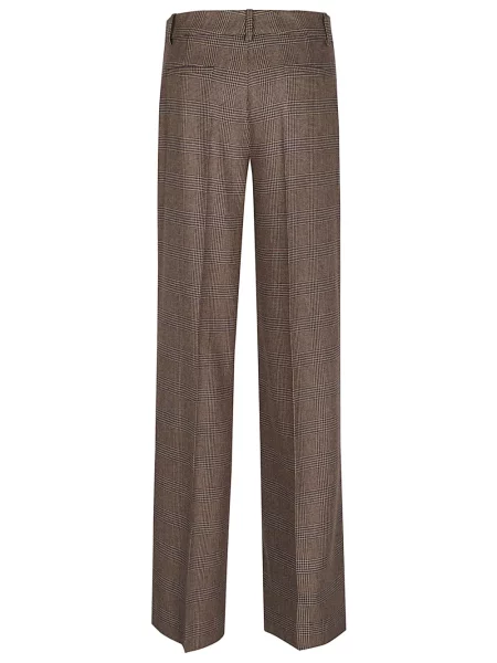 Pantaloni P.a.r.o.s.h. în carouri maro