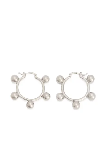 Cercei Jil Sander argintiu