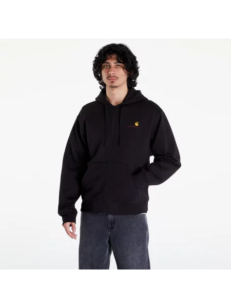 Bunda Carhartt Wip s kapucí černá