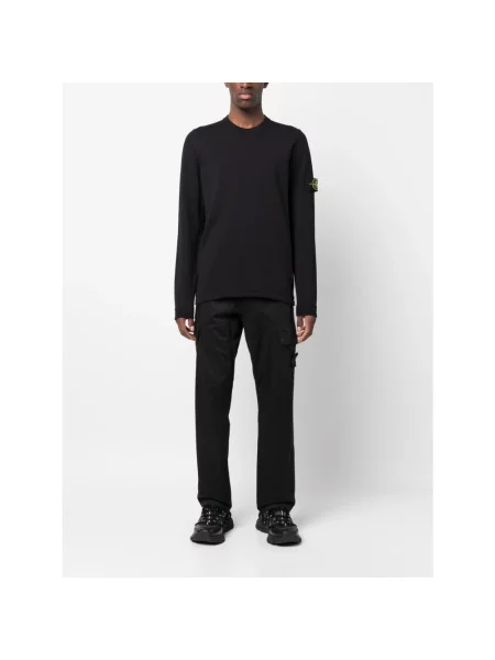 Sweter Stone Island z kamieniami niebieski