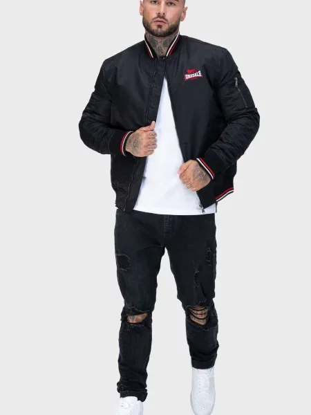 Бомбер Lonsdale черный