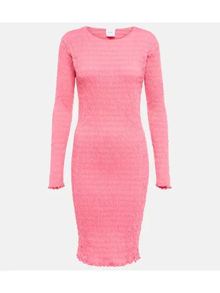 Odgovarati mini haljina Patou od jersey ružičasta