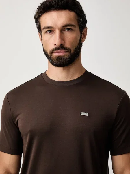 Póló Ea7 Emporio Armani barna