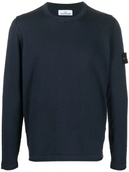 Pulover Stone Island cu strasuri albastru
