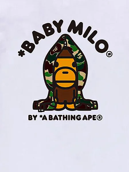 Koszulka dziecięca A Bathing Ape® biała