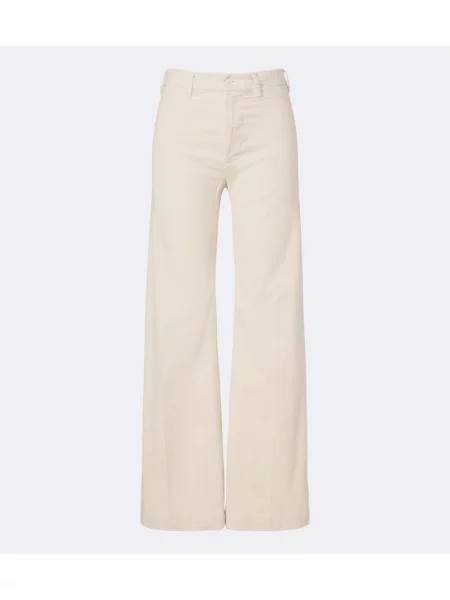 Pantaloni Polo Ralph Lauren de catifea cord alb