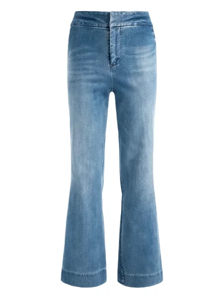 Blugi cu croială tip bootcut Alice + Olivia albastru