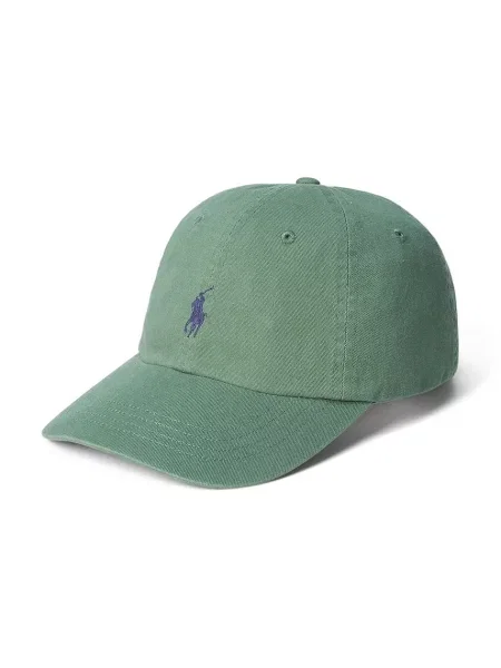 Шапка с козирка Polo Ralph Lauren с изчистен дизайн жълто