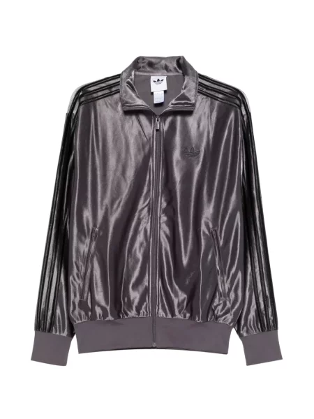 Яке Adidas с принт кафяво