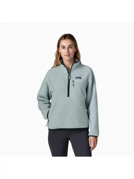 Bluză fleece pentru femei Patagonia Retro Pile Marsupial virtually blue albastru