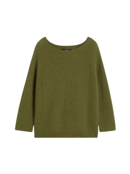 Moherowy sweter Max Mara zielony