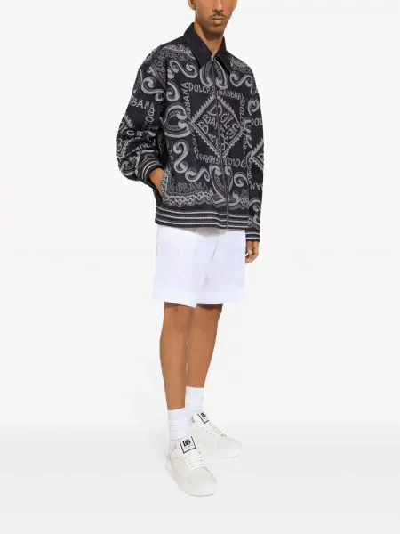 Raštuotas striukė Dolce & Gabbana mėlyna