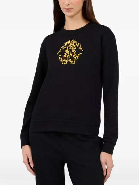 Hanorac Roberto Cavalli cu imagine negru