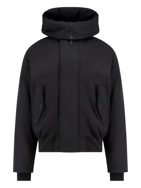 Geacă bomber Dsquared2 cu glugă negru